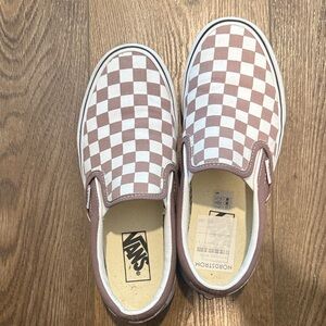 Vans checkerboard Antler slip on shoe
